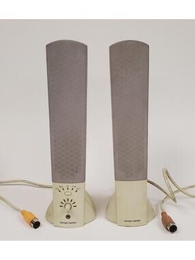 Harman Kardon Computer Speakers Pair - Tested Working - Good Condition